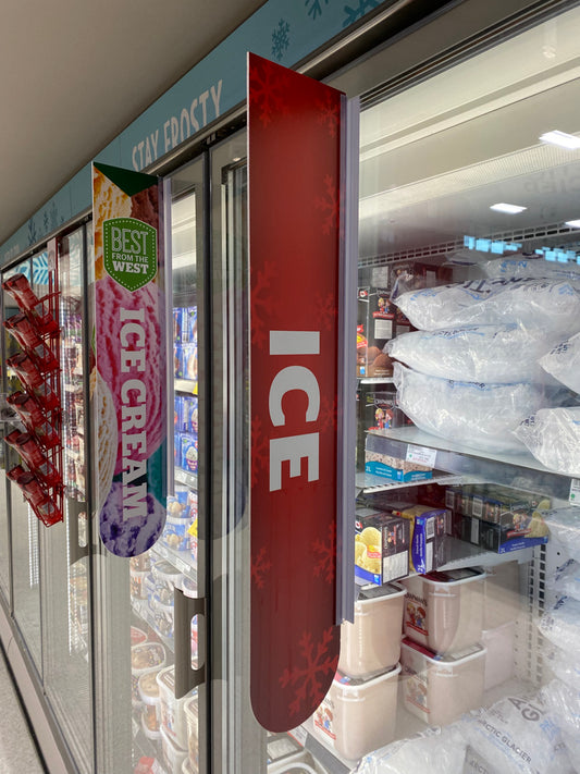 Freezer Blade Sign Holder