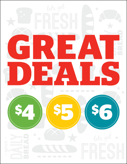 Great Deals Poster (Set of 5)