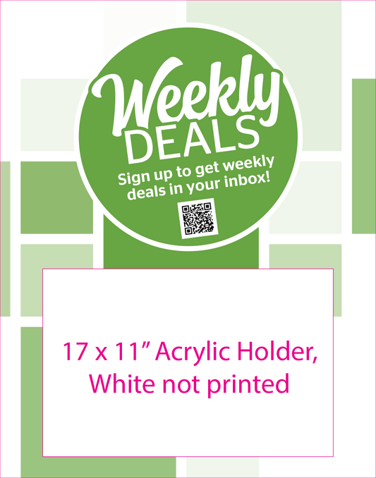 Weekly Deals Cannabis Ironman with acrylic sign holder